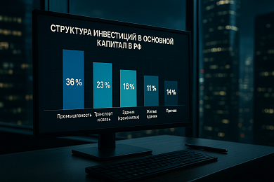 Структура инвестиций в основной капитал в Российской Федерации: динамика, источники и распределение