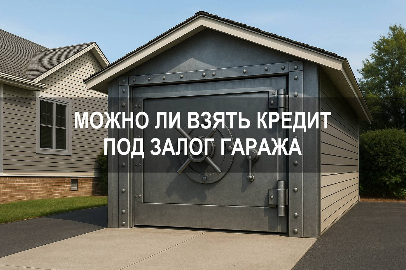 Можно ли взять кредит под залог гаража