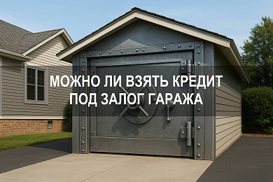 Можно ли взять кредит под залог гаража