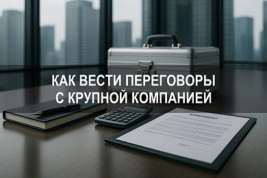 Как подготовиться и вести деловые переговоры с крупной компанией