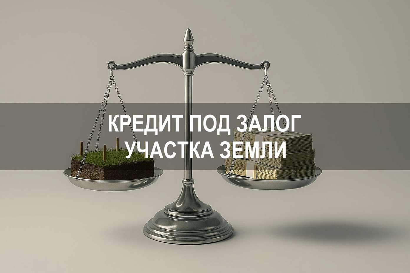 Можно ли взять кредит под залог участка земли
