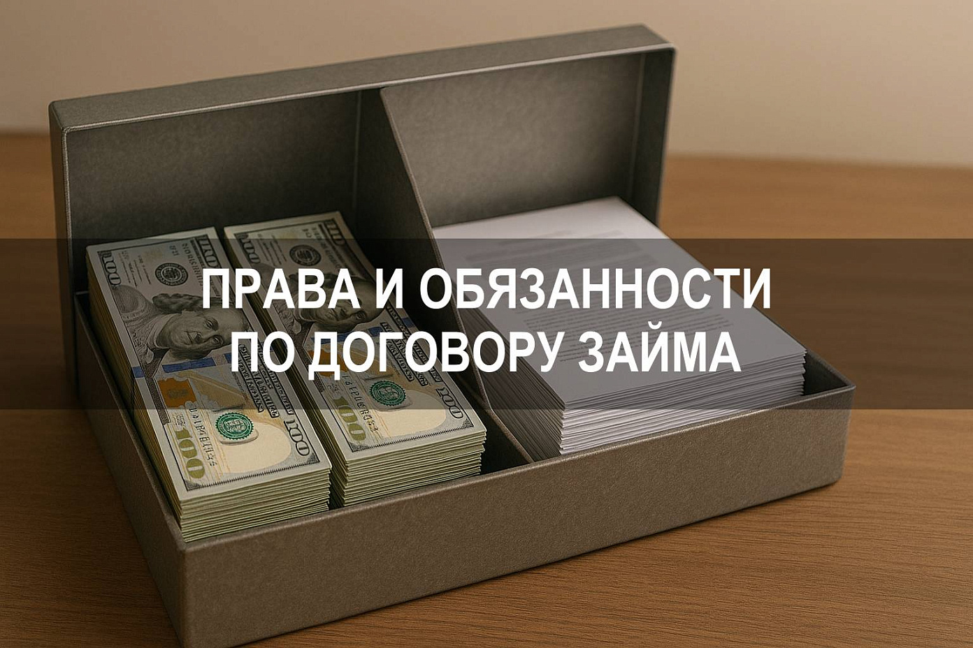 Права и обязанности по договору займа денежных средств