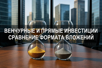 Венчурные инвестиции и прямые инвестиции: сравнение формата вложений