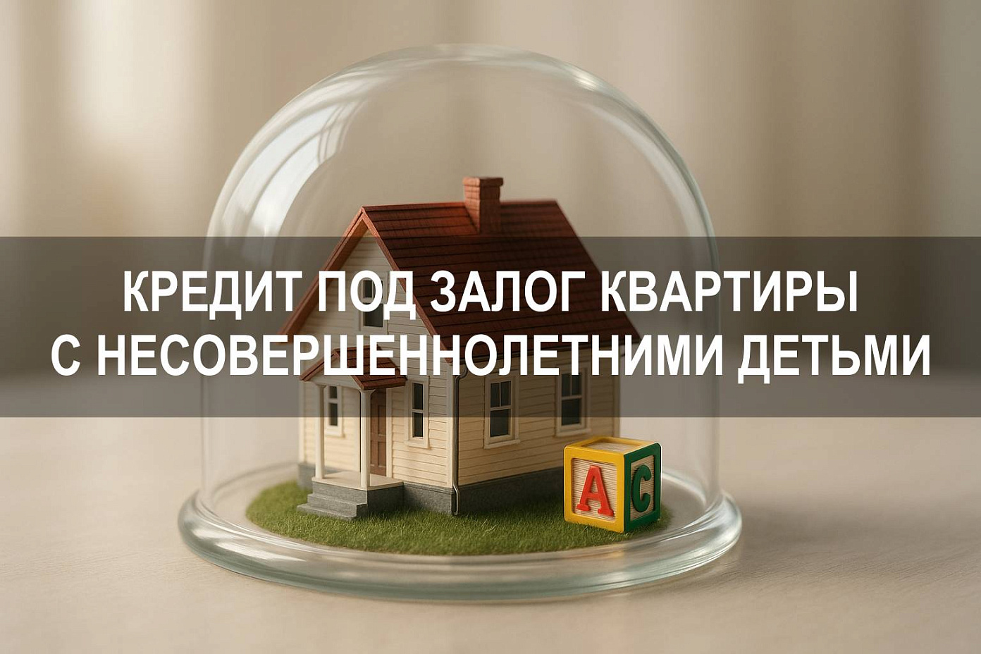 Можно ли взять кредит под залог квартиры с несовершеннолетними детьми