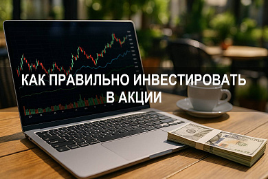 Как правильно инвестировать деньги в акции и заработать на изменении цены