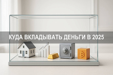 Куда вкладывать деньги в 2025 году: инвестиции на год