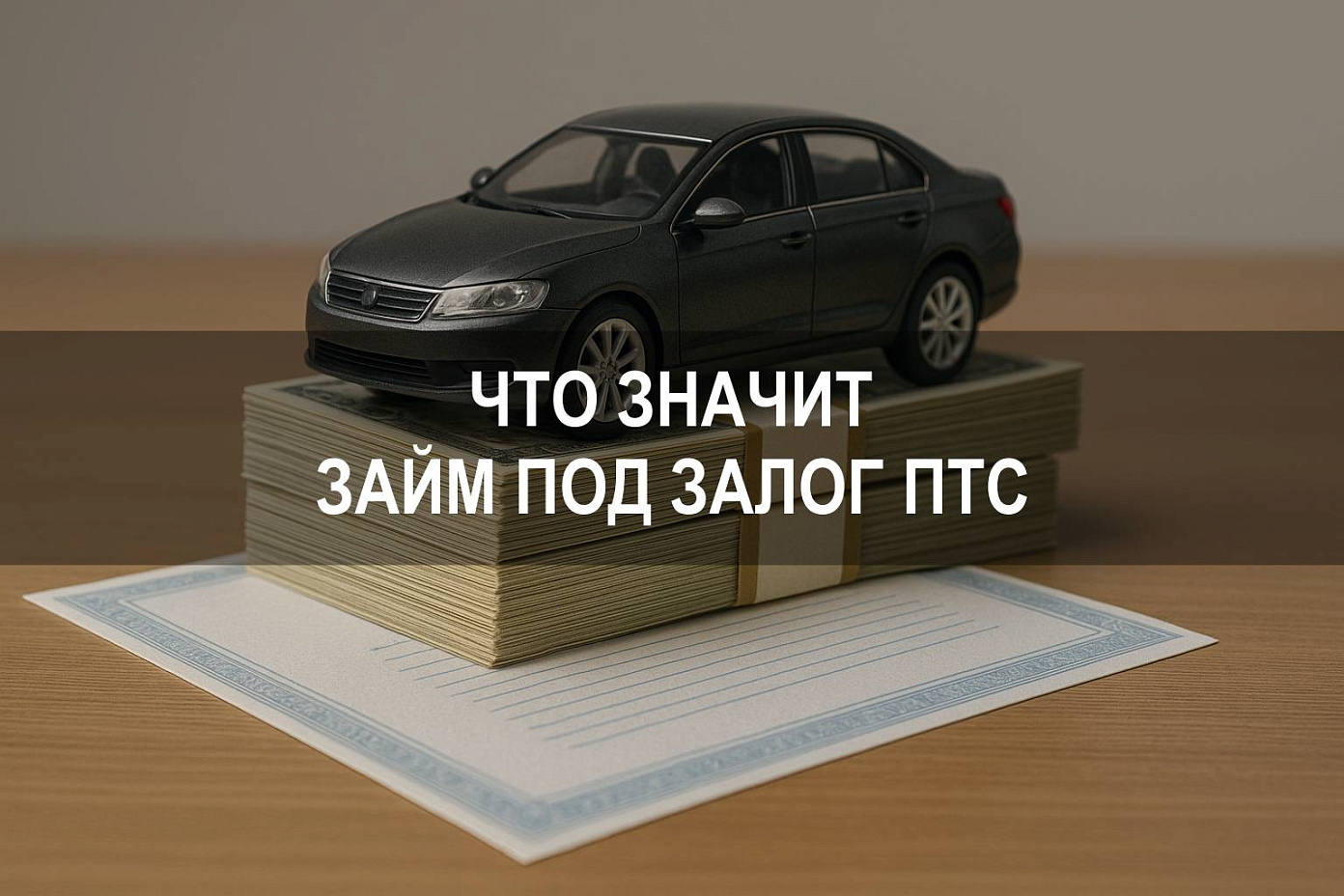Что значит займ под залог ПТС автомобиля