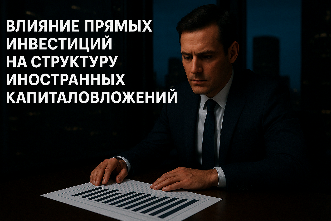 Влияние прямых инвестиций на структуру зарубежных капиталовложений