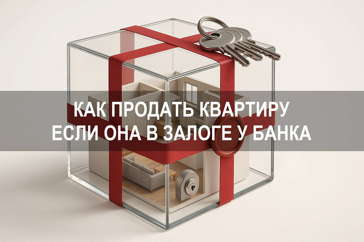 Можно ли продать квартиру если она в залоге у банка